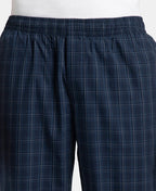 Jockey Regular Fit Checkered Pyjama with Side Pockets - Navy & Grey