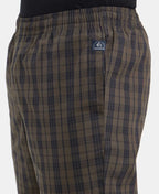 Jockey Regular Fit Checkered Pyjama with Side Pockets - Black Olive