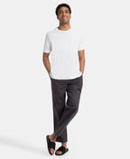 Jockey Regular Fit Checkered Pyjama with Side Pockets - Navy & Maroon