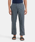 Jockey Regular Fit Checkered Pyjama with Side Pockets - Navy 1