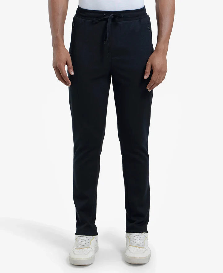 Jockey Trackpant with Side Zipper Pockets - Black