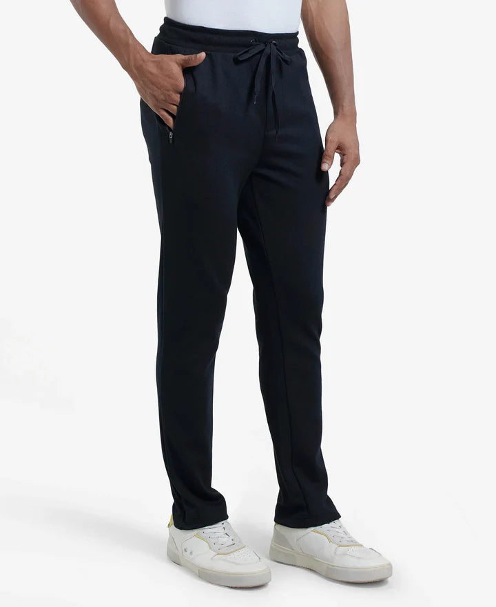 Jockey Trackpant with Side Zipper Pockets - Black