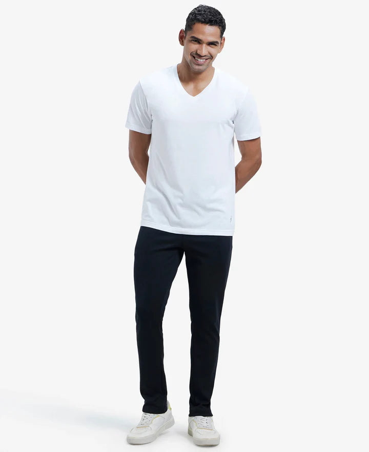 Jockey Trackpant with Side Zipper Pockets - Black