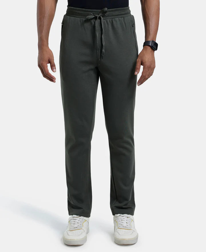 Jockey Trackpant with Side Zipper Pockets - Deep Olive