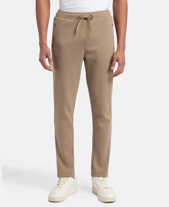 Jockey Trackpant with Side Zipper Pockets - Desert Taupe