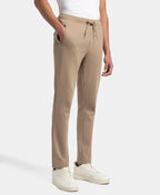 Jockey Trackpant with Side Zipper Pockets - Desert Taupe