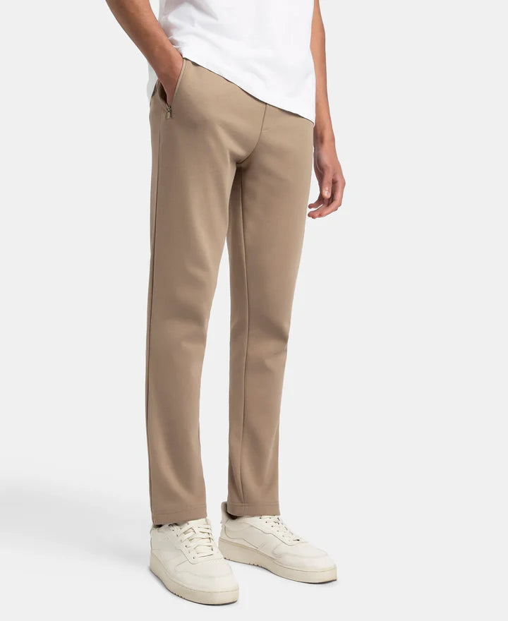 Jockey Trackpant with Side Zipper Pockets - Desert Taupe