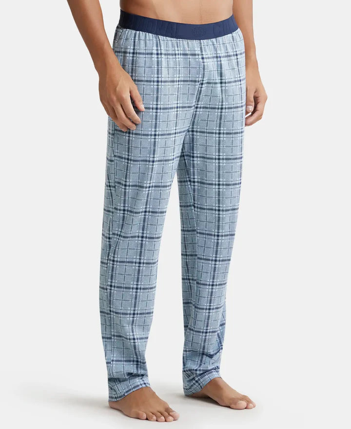 Jockey Tencel Regular Fit Pyjama with Side Pockets - Light Blue