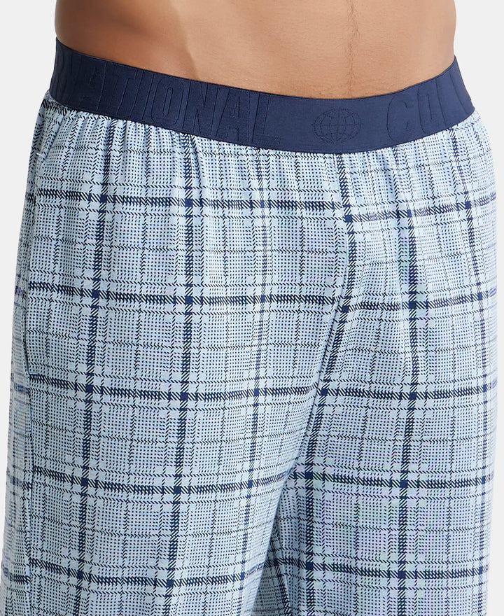 Jockey Tencel Regular Fit Pyjama with Side Pockets - Light Blue