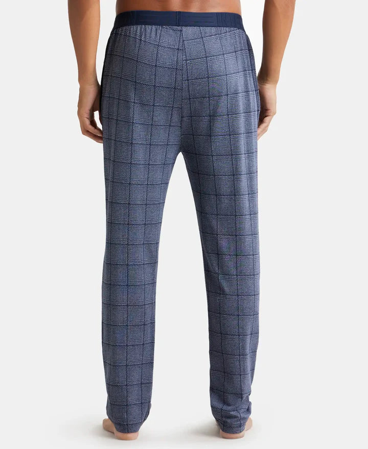 Jockey Tencel Regular Fit Pyjama with Side Pockets - Mid Blue