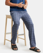 Jockey Tencel Regular Fit Pyjama with Side Pockets - Mid Blue