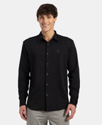 Jockey Shirt IM33 Super Combed Cotton Rich Full Sleeve Knit - Black