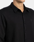 Jockey Shirt IM33 Super Combed Cotton Rich Full Sleeve Knit - Black