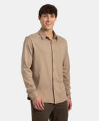 Jockey Shirt IM33 Super Combed Cotton Rich Full Sleeve Knit - Desert Taupe