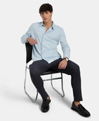 Jockey Shirt IM33 Super Combed Cotton Rich Full Sleeve Knit - Skyway