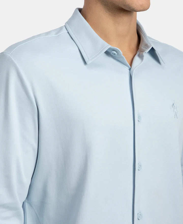 Jockey Shirt IM33 Super Combed Cotton Rich Full Sleeve Knit - Skyway