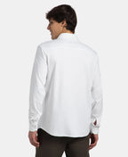 Jockey Shirt IM33 Super Combed Cotton Rich Full Sleeve Knit - White