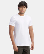 Jockey Super Combed Cotton Half Sleeved Inner T-Shirt - White