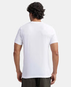 Jockey Super Combed Cotton Half Sleeved Inner T-Shirt - White