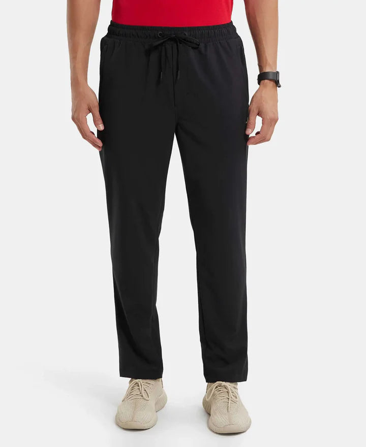 Jockey Trackpant with Zipper Pockets and StayFresh Treatment - Black