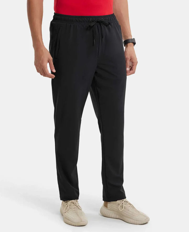 Jockey Trackpant with Zipper Pockets and StayFresh Treatment - Black
