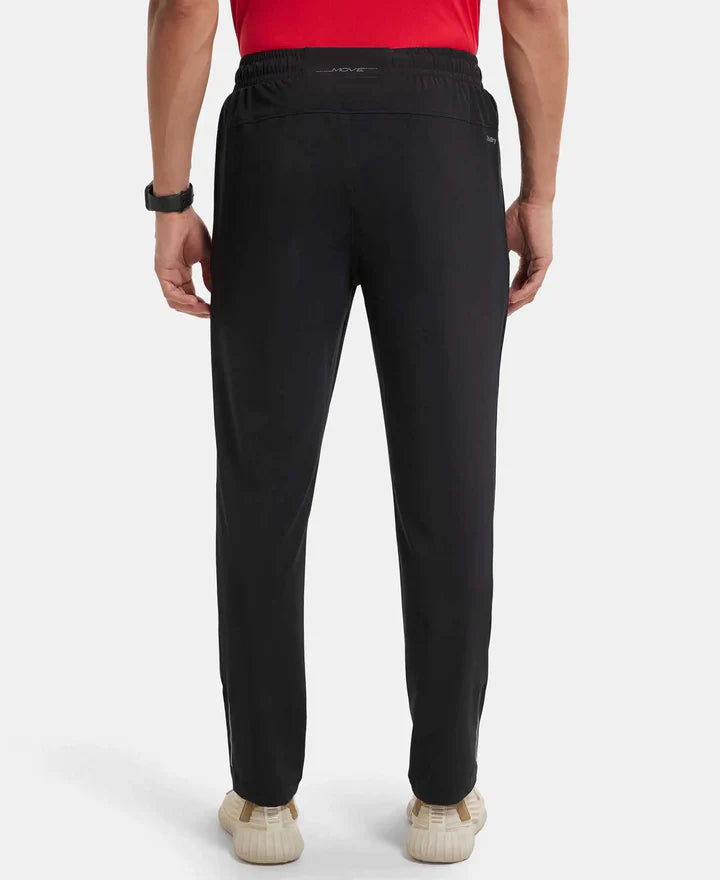 Jockey Trackpant with Zipper Pockets and StayFresh Treatment - Black