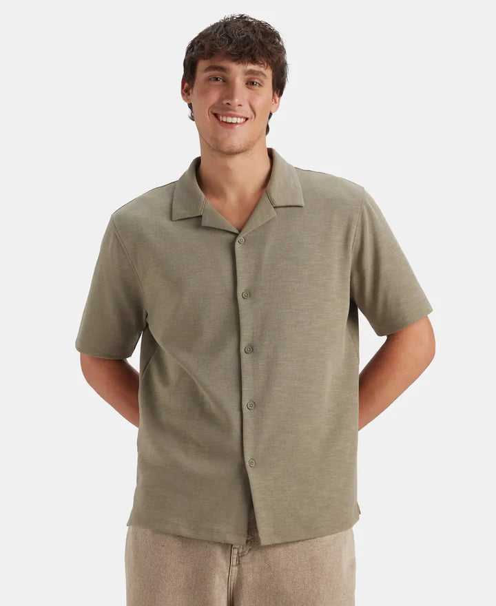 Jockey MZ04 Shirt Super Combed Cotton Rich Knit - Vetiver
