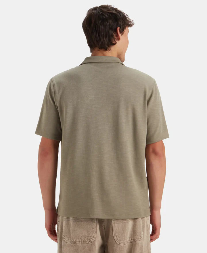 Jockey MZ04 Shirt Super Combed Cotton Rich Knit - Vetiver