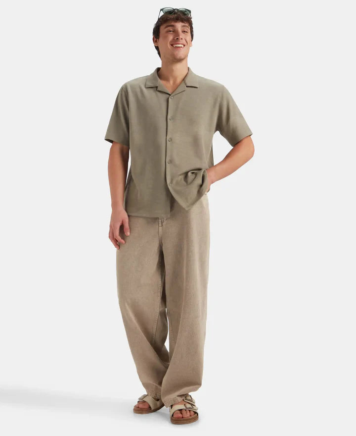 Jockey MZ04 Shirt Super Combed Cotton Rich Knit - Vetiver