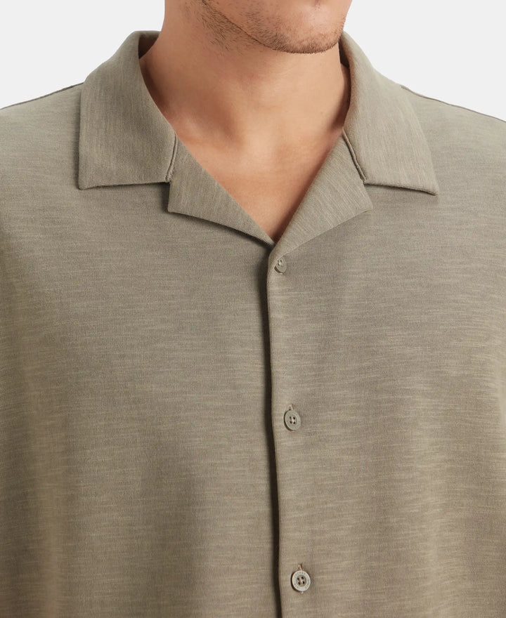 Jockey MZ04 Shirt Super Combed Cotton Rich Knit - Vetiver