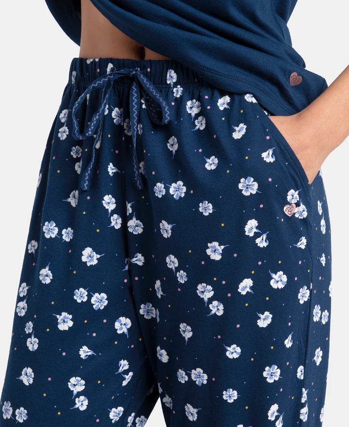 Jockey T-Shirt & Pyjama Sleep Set Cotton Short Sleeve - Pageant Blue