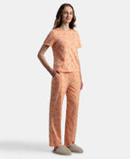 Jockey T-Shirt & Pyjama Sleep Set Cotton Short Sleeve - Coral