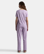 Jockey T-Shirt & Pyjama Sleep Set Cotton Short Sleeve - Lavendula