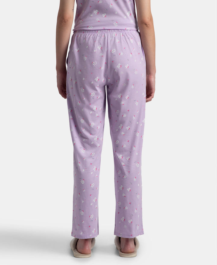Jockey T-Shirt & Pyjama Sleep Set Cotton Short Sleeve - Lavendula