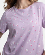 Jockey T-Shirt & Pyjama Sleep Set Cotton Short Sleeve - Lavendula
