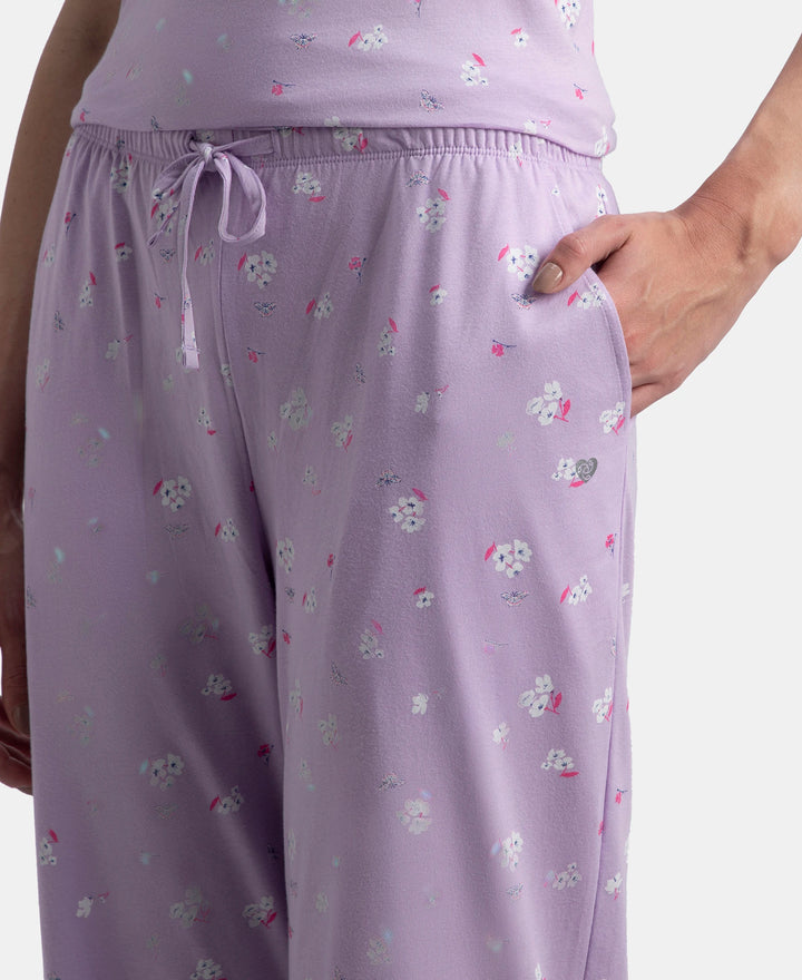Jockey T-Shirt & Pyjama Sleep Set Cotton Short Sleeve - Lavendula