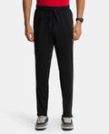 Jockey Soft Touch Trackpant with Side Pockets and StayFresh Treatment - Black