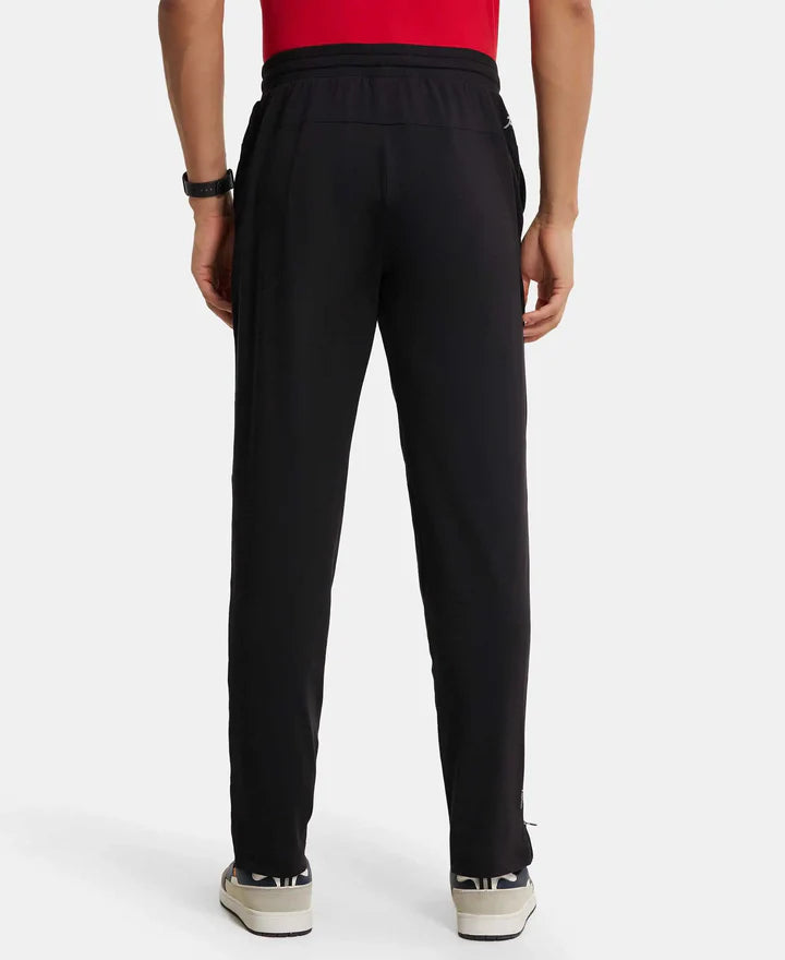 Jockey Soft Touch Trackpant with Side Pockets and StayFresh Treatment - Black