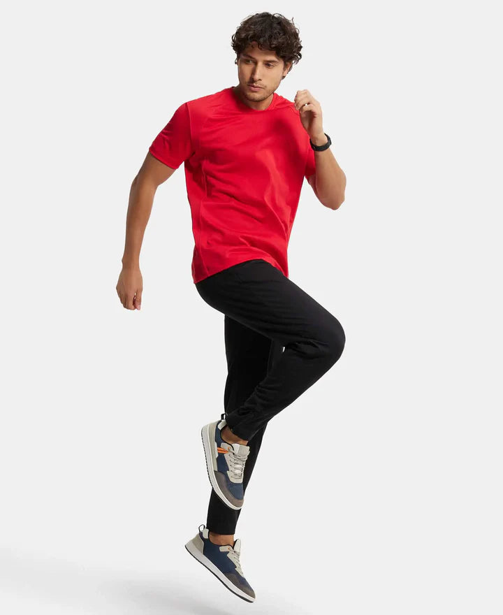 Jockey Soft Touch Trackpant with Side Pockets and StayFresh Treatment - Black