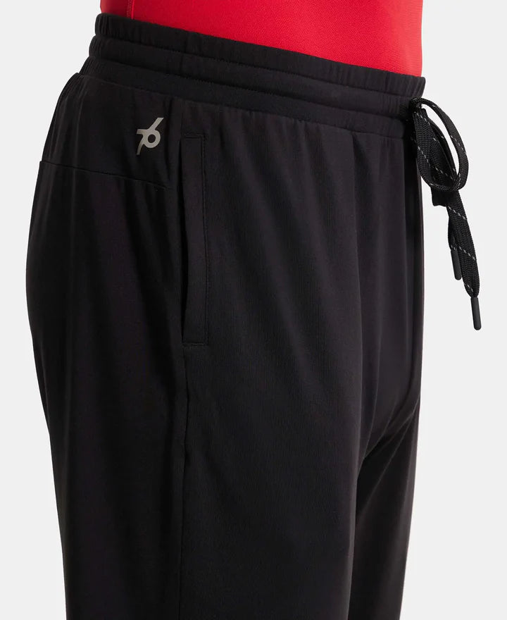 Jockey Soft Touch Trackpant with Side Pockets and StayFresh Treatment - Black