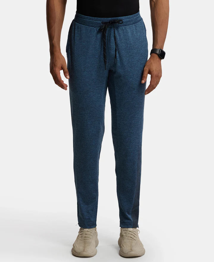 Jockey Soft Touch Trackpant with Side Pockets and StayFresh Treatment - Blue Marl