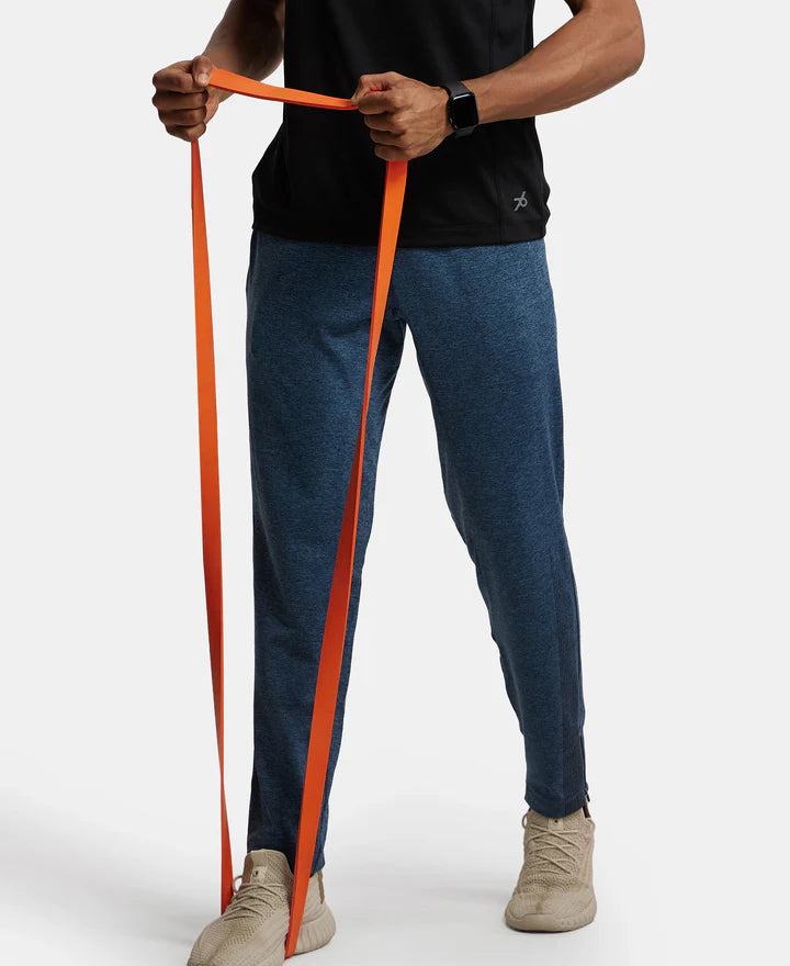 Jockey Soft Touch Trackpant with Side Pockets and StayFresh Treatment - Blue Marl