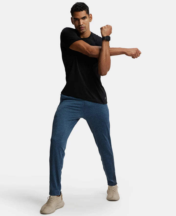 Jockey Soft Touch Trackpant with Side Pockets and StayFresh Treatment - Blue Marl
