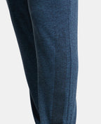 Jockey Soft Touch Trackpant with Side Pockets and StayFresh Treatment - Blue Marl