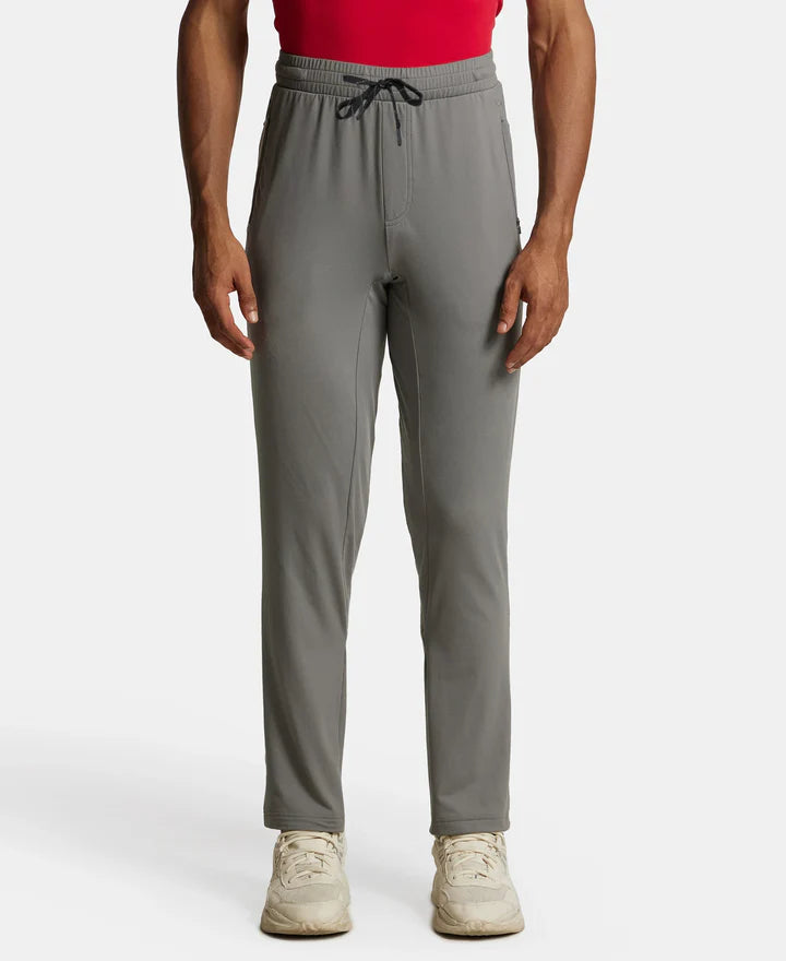 Jockey Soft Touch Trackpant with Side Pockets and StayFresh Treatment - Performance Grey