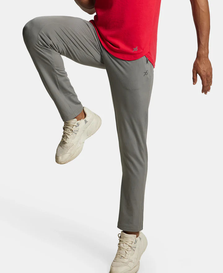 Jockey Soft Touch Trackpant with Side Pockets and StayFresh Treatment - Performance Grey