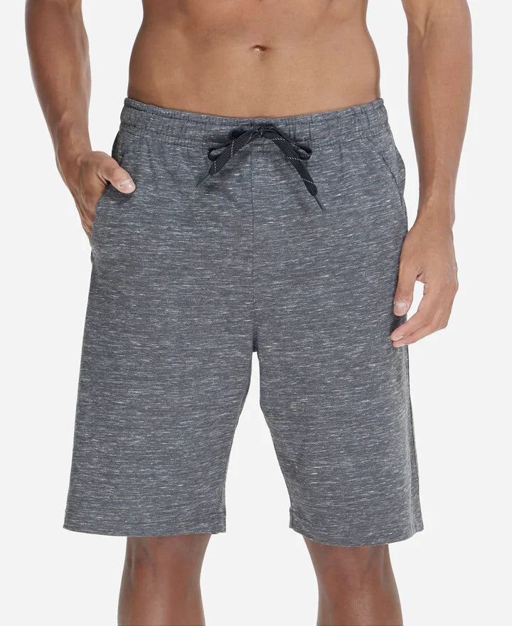 Jockey Cotton Rich Shorts with StayFresh Treatment - Cool Grey Melange