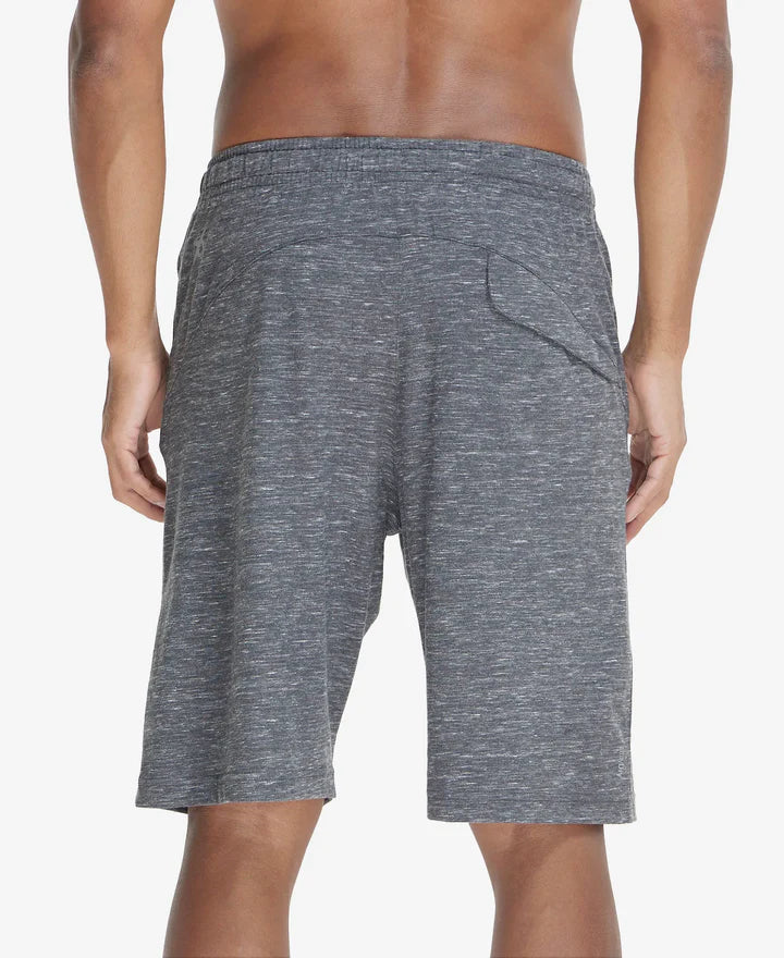 Jockey Cotton Rich Shorts with StayFresh Treatment - Cool Grey Melange