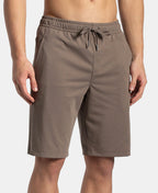 Jockey Cotton Rich Shorts with StayFresh Treatment - Dark Khakhi