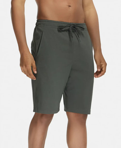 Jockey Cotton Rich Shorts with StayFresh Treatment - Deep Olive
